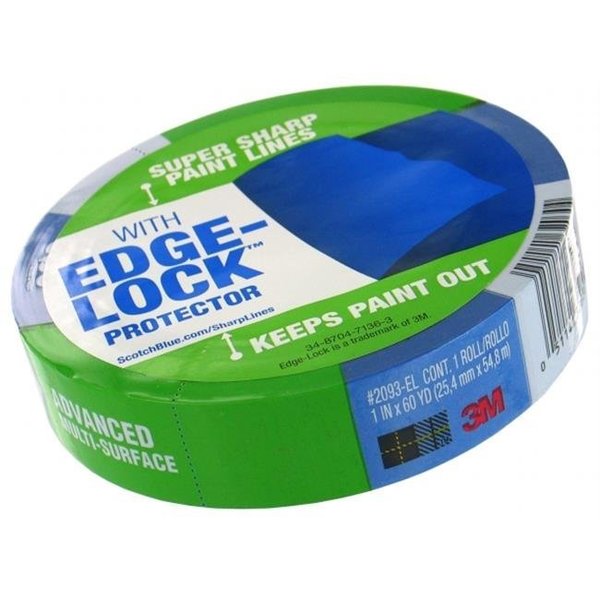 3M 3m 2093EL-24N 1 in. X 60 Yards Scotch Blue Advanced Multi Surface Painters Tape 2093EL-24N